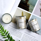 Romantic Soy Wax Scented Aromatic Candle Smokeless Floral Fragrance Candles Wedding Party Birthday Souvenir Guest Gift Candles