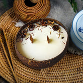 1pcs Coconut Shell Aromatherapy Candles Atmosphere Fragrance Bridesmaid Bridesmaid Gift for Guests Favors Room Decoration