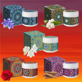 1PC Vintage Scented Candles Soy Wax Candle Jars Flower Fragrance Scent Candle Wedding Ceremony Birthday Gifts Home Decoration