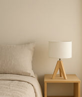 Dewenwils Tripod Wooden Lamp