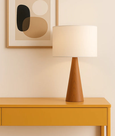OAK TABLE LAMP