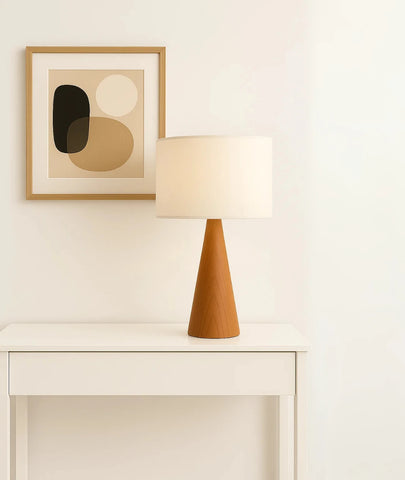 OAK TABLE LAMP