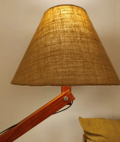 Angler Wooden Floor Lamp