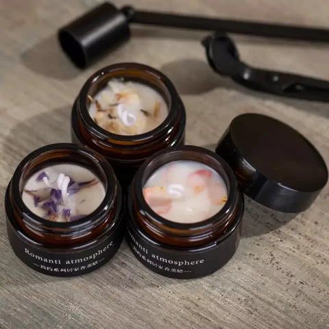 Luxury Perfume Candle Scented Candles Aromatherapy Bathroom Flowers Soy Wax Fragrance Gift Set Wholesale In Glass Jar With Lid