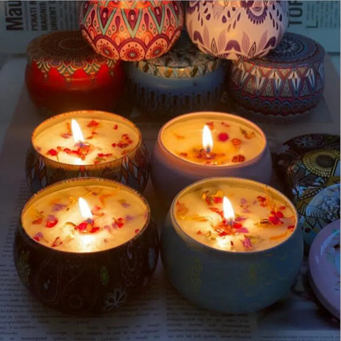 3/6/12 Pack Home Scented Candles Long Lasting Soy Wax Aromatherapy Candle for Mother's Day Gift Candles Birthday Gifts for Women