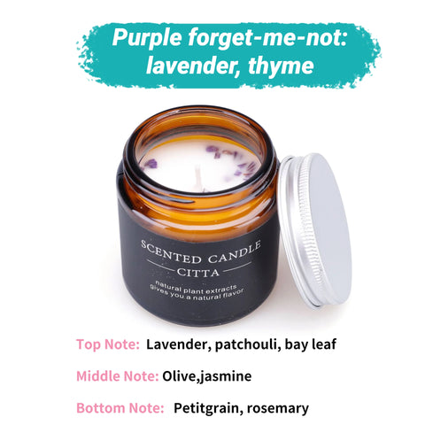 Luxury Perfume Candle Scented Candles Aromatherapy Bathroom Flowers Soy Wax Fragrance Gift Set Wholesale In Glass Jar With Lid