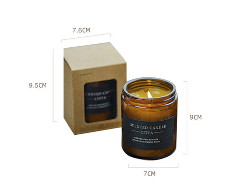 Luxury Perfume Candle Scented Candles Aromatherapy Bathroom Flowers Soy Wax Fragrance Gift Set Wholesale In Glass Jar With Lid