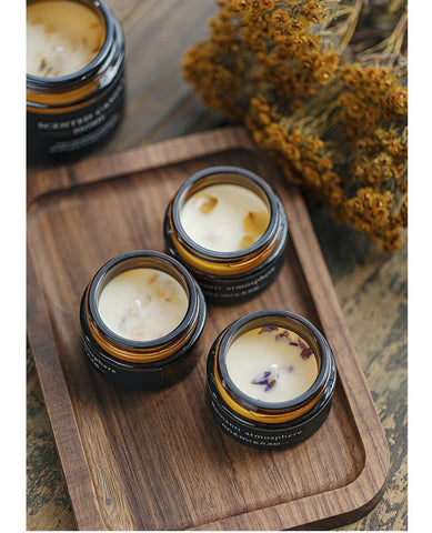 Luxury Perfume Candle Scented Candles Aromatherapy Bathroom Flowers Soy Wax Fragrance Gift Set Wholesale In Glass Jar With Lid