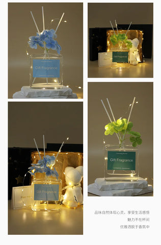 Birthday Party Set With No Fire Aromatherapy Essential Oil Bouquet Box For Girls' Bedroom Decoration Fragrance Gift