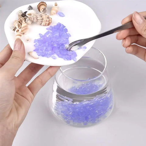 500g Colorful Sand Wax Particle Smokeless Layered Material DIY Sand Painting Wax Handmade Aromatherapy Candle Sand Wax