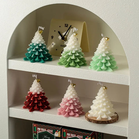 Christmas Tree Aromatherapy Candles Home Decoration Ornaments Fragrances Candles Souvenirs Home Party Supplies Christmas Gift