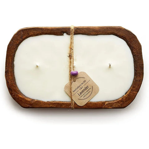 Handmade paulownia wooden tray christmas wooden candle holder