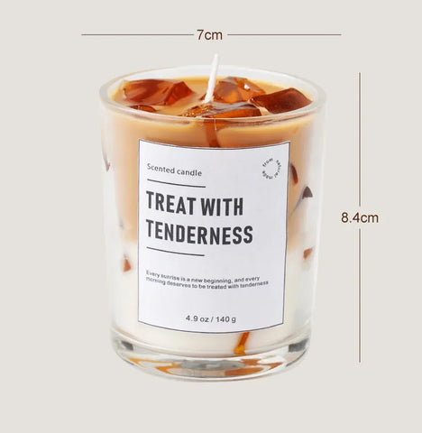 Scented Candles Coffee Flavored Candle Smokeless Soy Wax Candles Home Decoration m