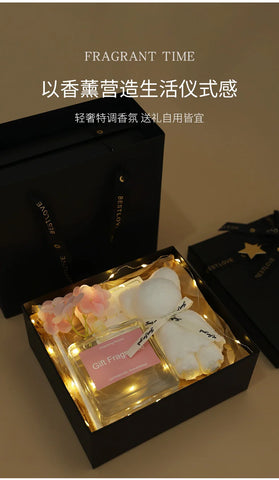 Birthday Party Set With No Fire Aromatherapy Essential Oil Bouquet Box For Girls' Bedroom Decoration Fragrance Gift