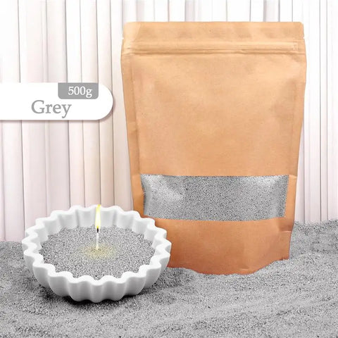 500g Colorful Sand Wax Particle Smokeless Layered Material DIY Sand Painting Wax Handmade Aromatherapy Candle Sand Wax