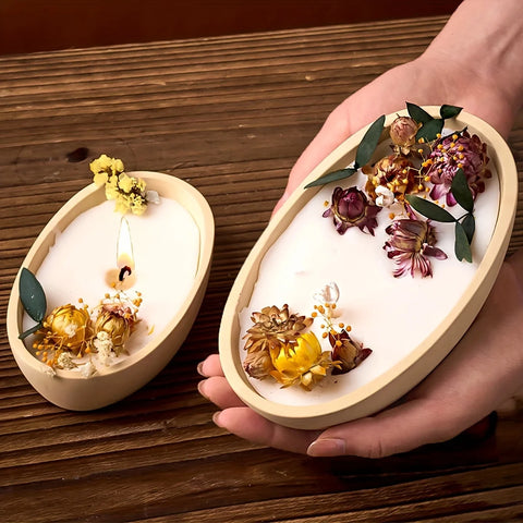 Reusable Oval Moulds - DIY Craft Moulds - Plaster and Cement Mixes, Candle Making Moulds, Soap Making Supplies, Craft Tools