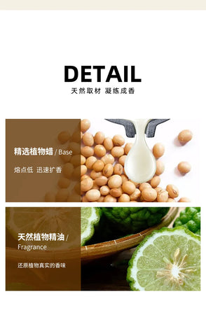 Candle Jar Glass Handmade Soybean Candles Home Decoration Romantic Fragrance Candle Wedding Gift Birthday Candle