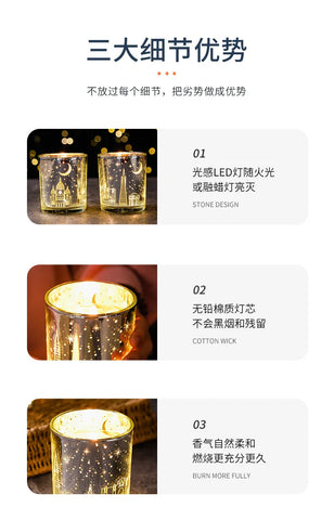 Martha London Street View with scented candles LED light atmosphere scented candles Goddess Day birthday gift