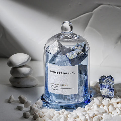 1pc Empty Glass Display Dome For Dining Table Decoration With Base Cake Cupcake Cover For Gold Rose Display Succulents Candle