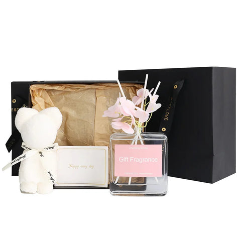 Birthday Party Set With No Fire Aromatherapy Essential Oil Bouquet Box For Girls' Bedroom Decoration Fragrance Gift