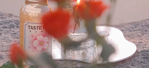 Real Flower Jelly Wax Scented Candle Bedroom Essential Oil Scented DIY Crystal Cup Wax with Hand Gift Fragrance