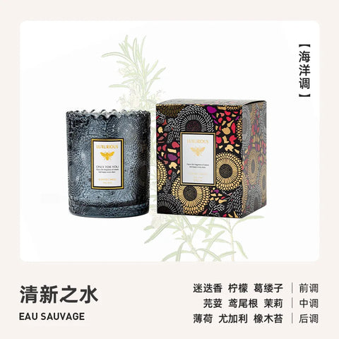 Candle Jar Glass Handmade Soybean Candles Home Decoration Romantic Fragrance Candle Wedding Gift Birthday Candle