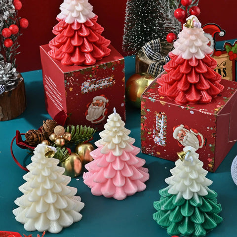 Christmas Tree Aromatherapy Candles Home Decoration Ornaments Fragrances Candles Souvenirs Home Party Supplies Christmas Gift