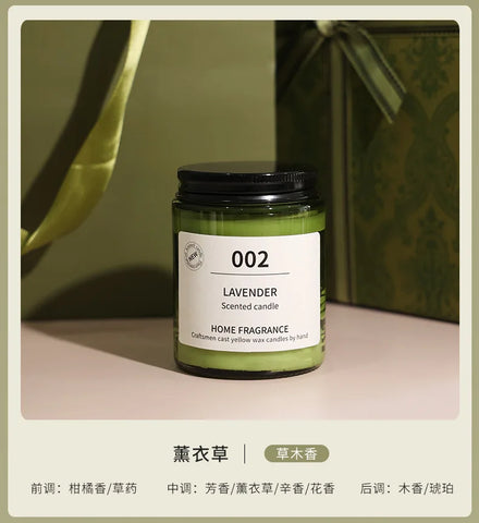 Scented candle gift set. Bedroom girl fragrance home fragrance. Birthday gift romance kit Rattan Fragrance cup wax soap gift box