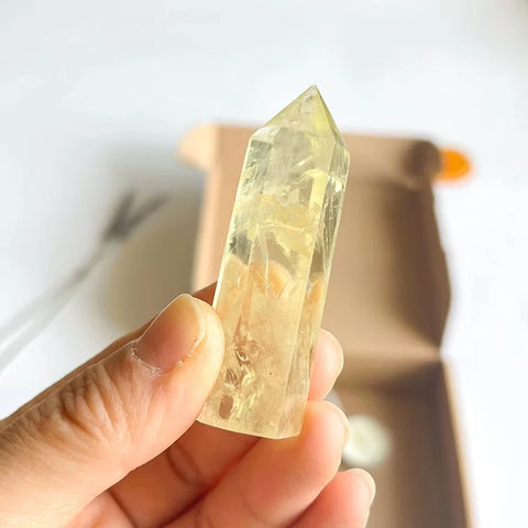 7Pcs Home Cleansing Smudging Kit Rosemary Bundles Set Healing Citrine Set with Crystals Negative Energy Cleansing Remover