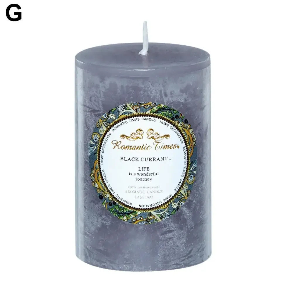 Household Smokeless Column Wax Scented Candles Church Holiday Wedding Scented Birthday Buddhist Candles Home Decoration