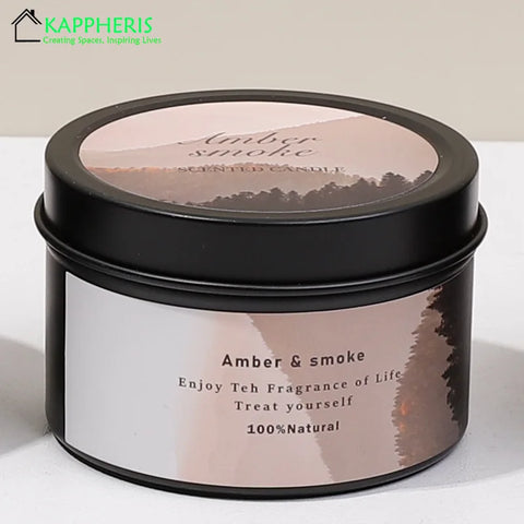 Scented Aromatic Candles Crystal Dried Flower Candle In Gold Tin Jars for Home Decoration Centerpiece Wedding Guest Gift Candles