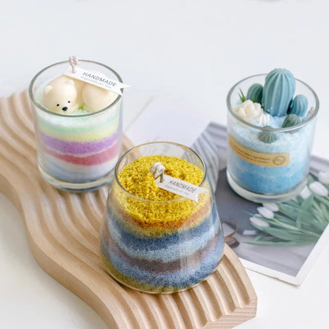 Sand Wax DIY Candle Making Accessories DIY Candle Material Package DIY Sand Wax Party Ceremony Birthday Gifts Home Decoration
