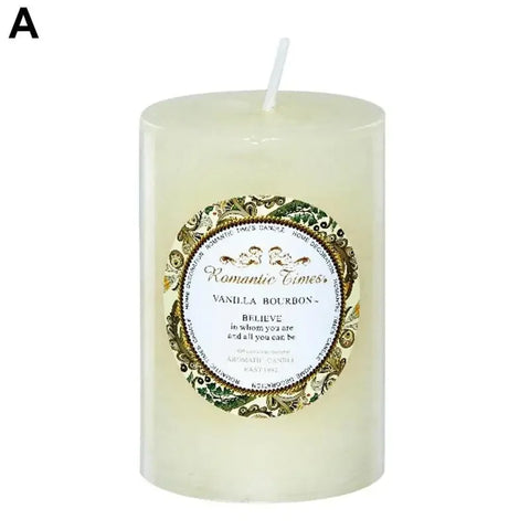 Household Smokeless Column Wax Scented Candles Church Holiday Wedding Scented Birthday Buddhist Candles Home Decoration
