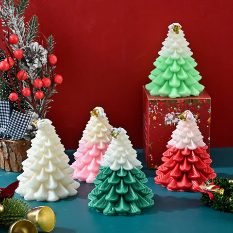 Christmas Tree Aromatherapy Candles Home Decoration Ornaments Fragrances Candles Souvenirs Home Party Supplies Christmas Gift