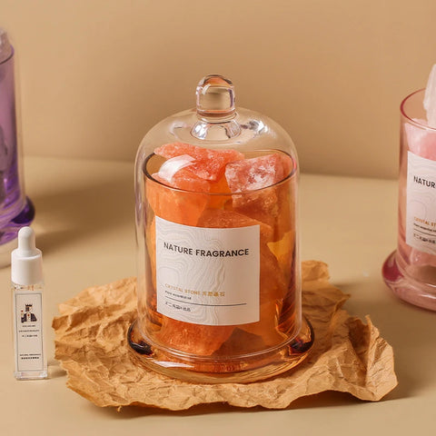 1pc Empty Glass Display Dome For Dining Table Decoration With Base Cake Cupcake Cover For Gold Rose Display Succulents Candle