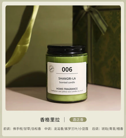 Scented candle gift set. Bedroom girl fragrance home fragrance. Birthday gift romance kit Rattan Fragrance cup wax soap gift box