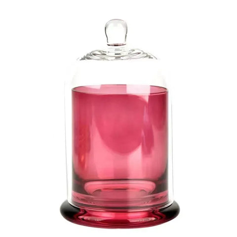 1pc Empty Glass Display Dome For Dining Table Decoration With Base Cake Cupcake Cover For Gold Rose Display Succulents Candle