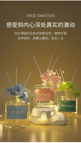 Birthday Party Set With No Fire Aromatherapy Essential Oil Bouquet Box For Girls' Bedroom Decoration Fragrance Gift