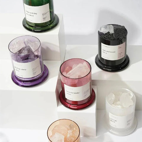 1pc Empty Glass Display Dome For Dining Table Decoration With Base Cake Cupcake Cover For Gold Rose Display Succulents Candle