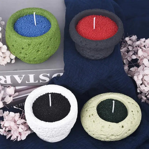 500g Colorful Sand Wax Particle Smokeless Layered Material DIY Sand Painting Wax Handmade Aromatherapy Candle Sand Wax