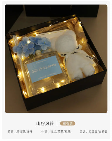 Birthday Party Set With No Fire Aromatherapy Essential Oil Bouquet Box For Girls' Bedroom Decoration Fragrance Gift