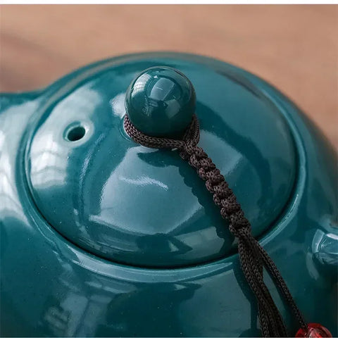 KungFu Tea Set Incense Burner Gift Box Ceremony One Pot Four Cups Can Sandalwood Incense Burner Chinese Ceramic Portable Tea Set
