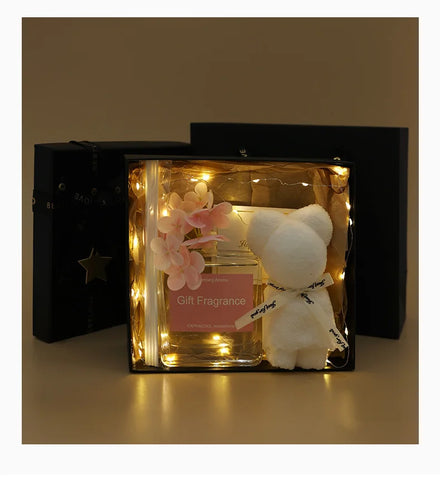 Birthday Party Set With No Fire Aromatherapy Essential Oil Bouquet Box For Girls' Bedroom Decoration Fragrance Gift