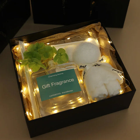 Birthday Party Set With No Fire Aromatherapy Essential Oil Bouquet Box For Girls' Bedroom Decoration Fragrance Gift