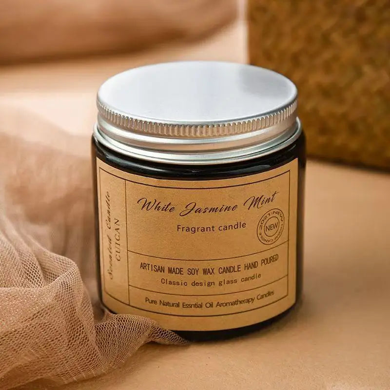 Handmade Sleep Aid Aromatherapy Candles Home Bedroom Fragrance Aromatherapy Candles Smokeless Fragrance Decorative Gifts