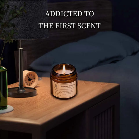 1pc Lavender Scented decorative candle, smokeless aromatic, cake candle fireworks room coconut wax home decor valentines