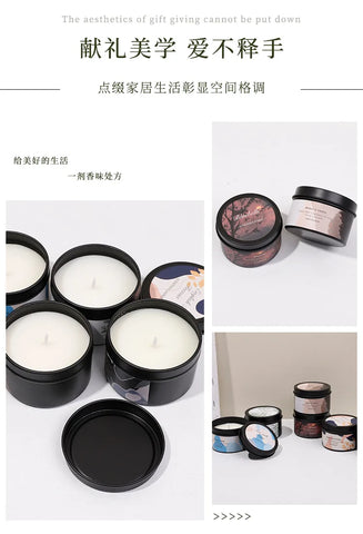 Scented Aromatic Candles Crystal Dried Flower Candle In Gold Tin Jars for Home Decoration Centerpiece Wedding Guest Gift Candles