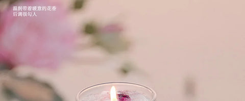 Real Flower Jelly Wax Scented Candle Bedroom Essential Oil Scented DIY Crystal Cup Wax with Hand Gift Fragrance