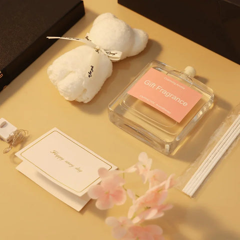 Birthday Party Set With No Fire Aromatherapy Essential Oil Bouquet Box For Girls' Bedroom Decoration Fragrance Gift