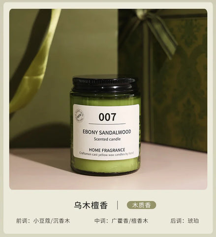 Scented candle gift set. Bedroom girl fragrance home fragrance. Birthday gift romance kit Rattan Fragrance cup wax soap gift box